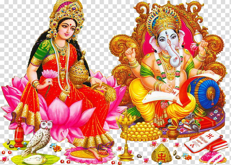 Diwali Hindu, Ganesha, Dhanteras, Lakshmi, Kubera, Krishna, Saraswati, Happiness transparent background PNG clipart