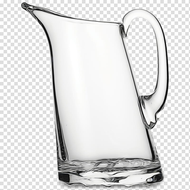 pitcher drinkware jug tableware glass, Watercolor, Paint, Wet Ink, Serveware, Beer Glass, Barware, Tumbler transparent background PNG clipart