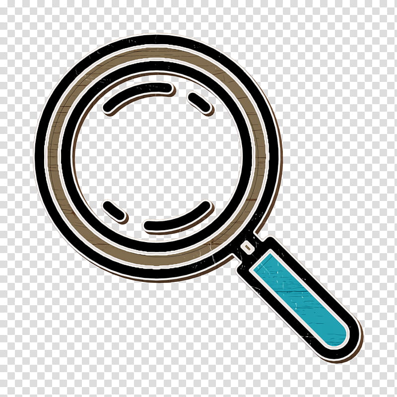 Search icon Linear Color SEO icon, Circle transparent background PNG clipart