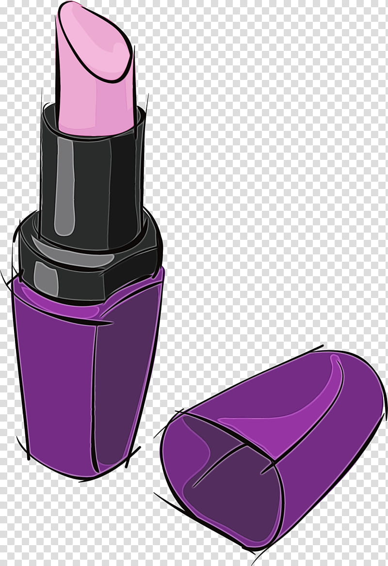 Lips, Lipstick, Cosmetics, Beauty, Purple, Drawing, Watercolor Painting, Violet transparent background PNG clipart