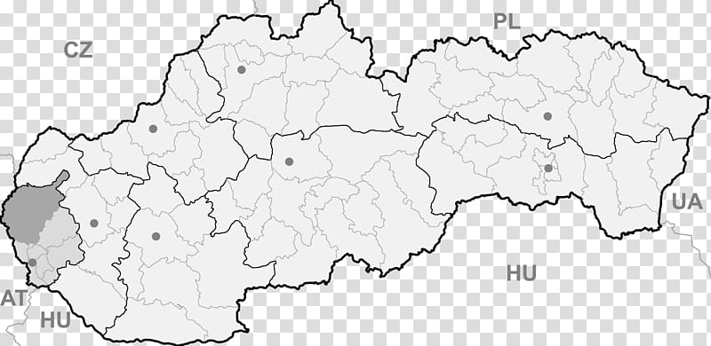 White Tree, Modra, Stupava, Pezinok, Slovak Language, Bratislava Region, Slovakia, Line Art, Map, Black And White transparent background PNG clipart