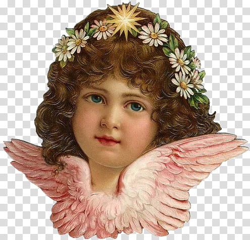 victorian angels and child clipart
