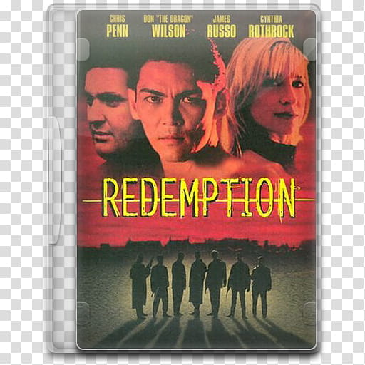 Movie Icon , Redemption, Redemption DVD case transparent background PNG clipart