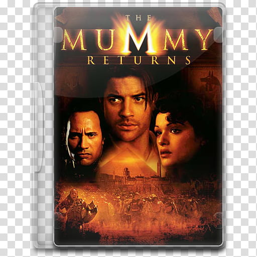 Movie Icon , The Mummy Returns, The Mummy Returns DVD case transparent background PNG clipart