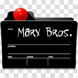 Marx Bros Collection Folder Icon transparent background PNG clipart