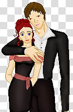 Prom : Harley and Remy transparent background PNG clipart