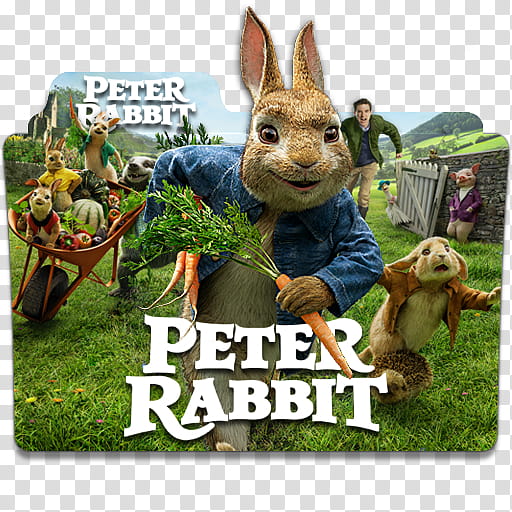 Peter Rabbit  Folder Icon , Peter Rabbit v logo transparent background PNG clipart