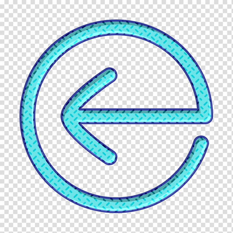 arrow icon left icon move icon, Aqua, Turquoise, Symbol, Electric Blue transparent background PNG clipart