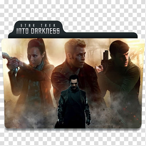 Star Trek Kelvin Timeline Movie Folder Icons, star trek into darkness v, Star Trek Into Darkness folder transparent background PNG clipart