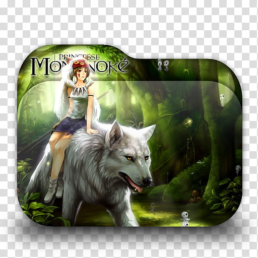 Movie Folder Icon Pack  by Knives, Princess Mononoke  transparent background PNG clipart