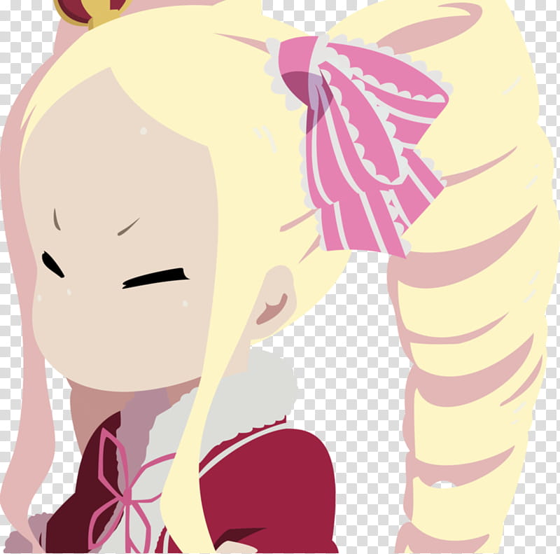 Re: Zero Beako (Beatrice) Minimalist transparent background PNG clipart