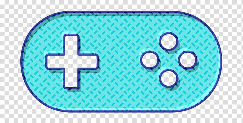 a icon controller icon game icon, Aqua, Turquoise transparent background PNG clipart