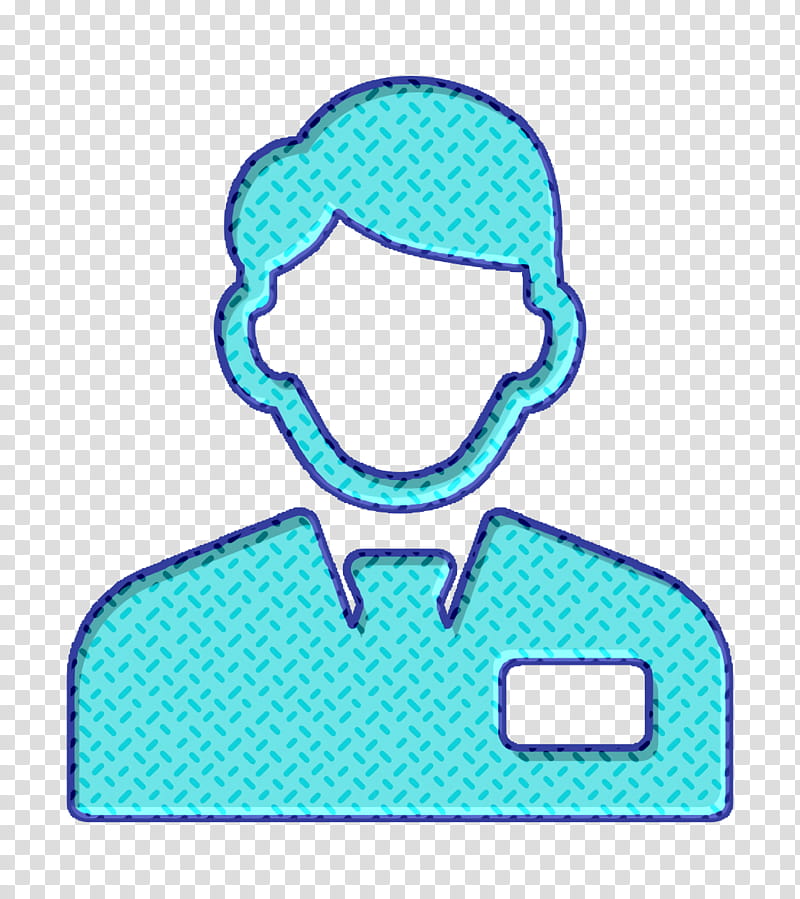 Manager Avatar icon Technical Service icon people icon, Boss Icon, Blue, Turquoise, Aqua, Teal, Line transparent background PNG clipart