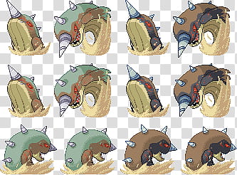 Collosoil: Dark-Ground Pokemon, brown and green Pokemon transparent background PNG clipart