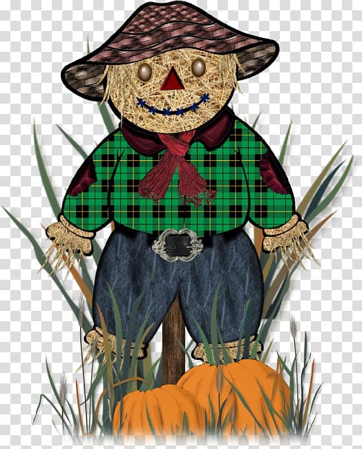 Cartoon Tree, Character, Cartoon, Scarecrow transparent background PNG clipart