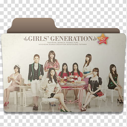 Music Folder , Girl's Generation transparent background PNG clipart