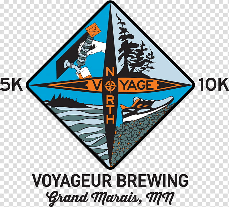 Beer, Voyageur Brewing Company, Brewery, 10k Run, 5K Run, Logo, Emblem, Grand Marais transparent background PNG clipart