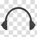 Media Icons, headphones art transparent background PNG clipart