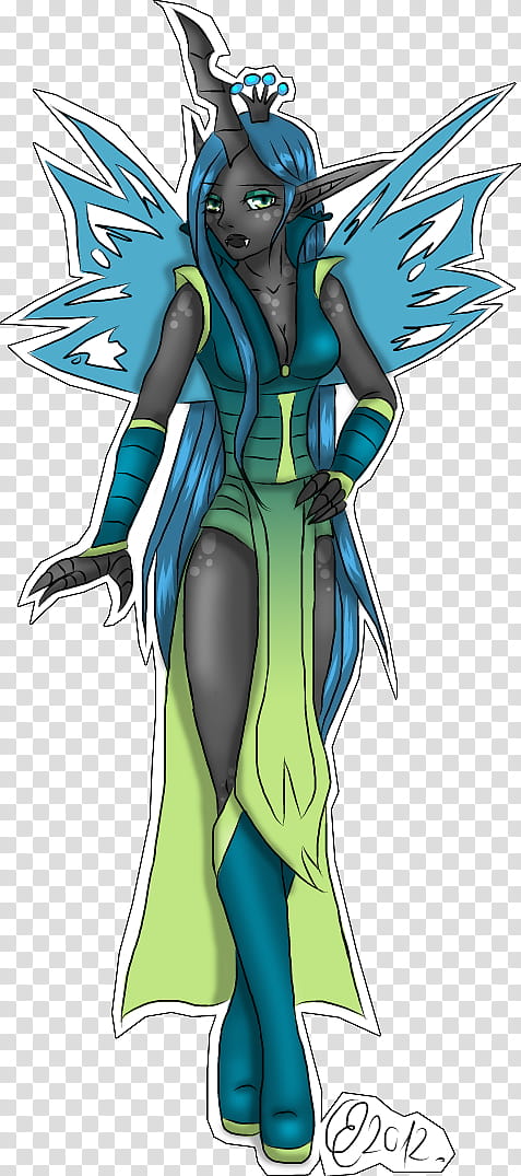 + Queen Chrysalis + transparent background PNG clipart