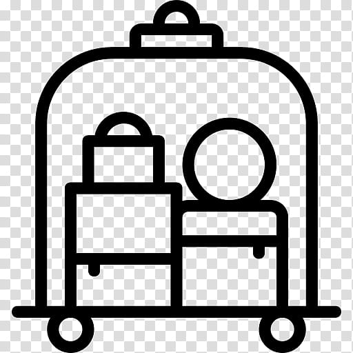 Travel Suitcase, Baggage, Baggage Cart, Hotel, Trolley Case, Bellhop, Rolling transparent background PNG clipart
