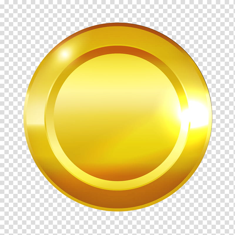 blank gold coin png