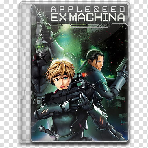 Movie Icon Mega , Appleseed Ex Machina, Appleseed Ex Machina DVD case transparent background PNG clipart