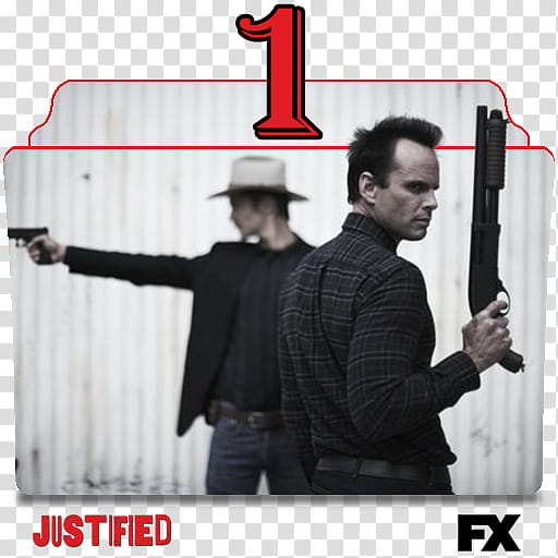 Justified series and season folder icons, Justified S ( transparent background PNG clipart