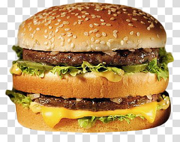 McDonald s, burger with vegetable and cheese transparent background PNG clipart