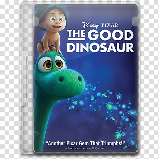 Movie Icon Mega , The Good Dinosaur, Disney Pixar The Good Dinosaur DVD case transparent background PNG clipart