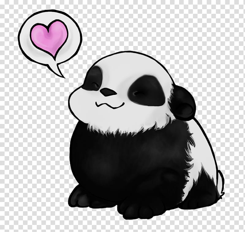 Giant panda Drawing Cuteness Love Sketch, Kawaii girl, mammal, carnivoran,  chibi png