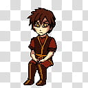 Zuko shimeji, male character icon transparent background PNG clipart