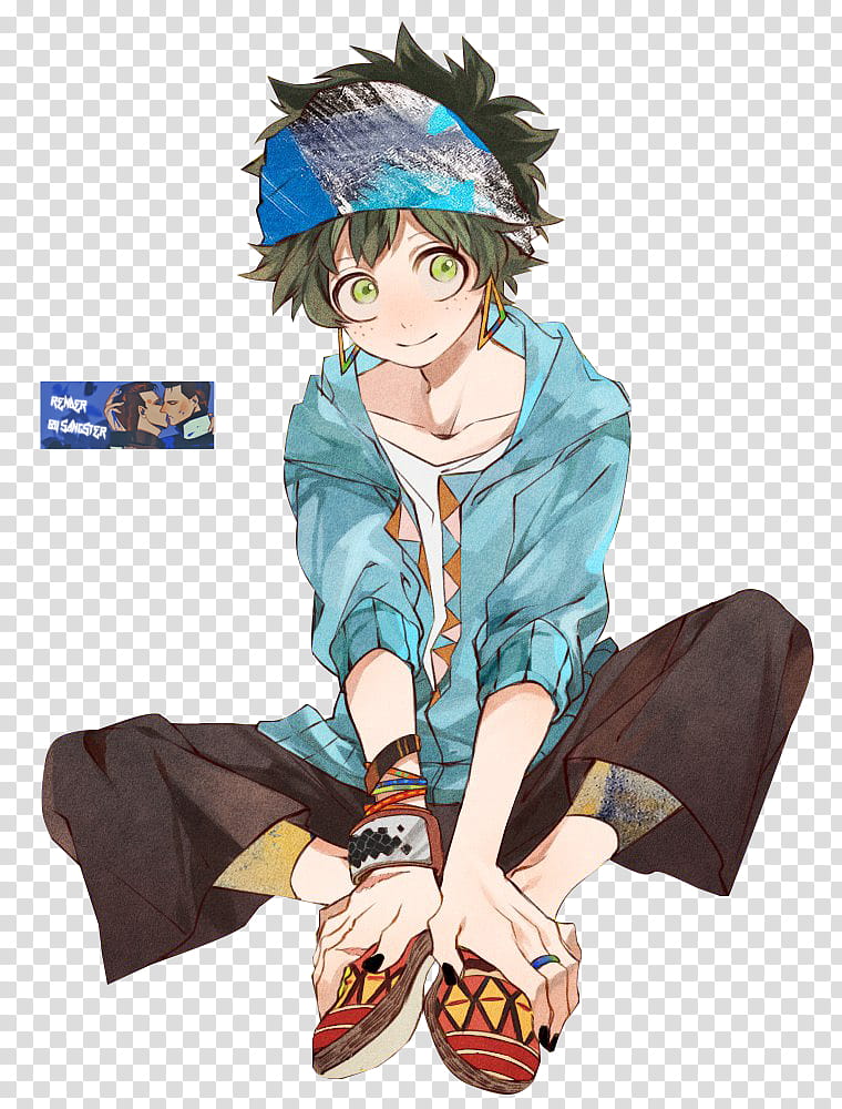 Boku no Hero Academia Midoriya Izuku render transparent background PNG clipart