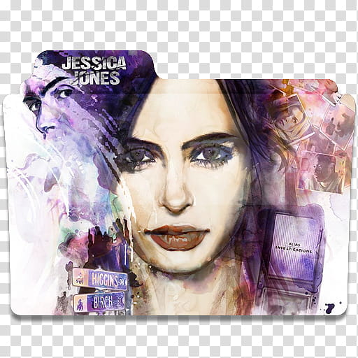 Marvel Jessica Jones Icon Folder , Marvel's Jessica Jones transparent background PNG clipart