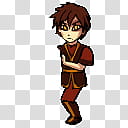Zuko shimeji, male anime character transparent background PNG clipart
