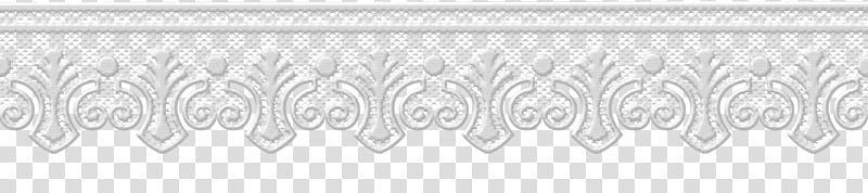 lace decoration , white decorative border illustration transparent background PNG clipart