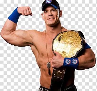 John Cena World Heavyweight Champion  transparent background PNG clipart