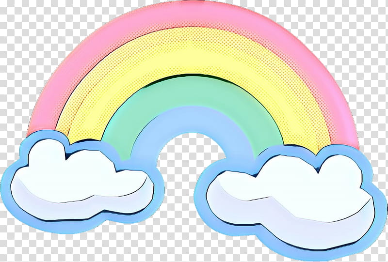 Cartoon Rainbow, Pop Art, Retro, Vintage, Cloud, Circumhorizontal Arc, Meteorological Phenomenon transparent background PNG clipart