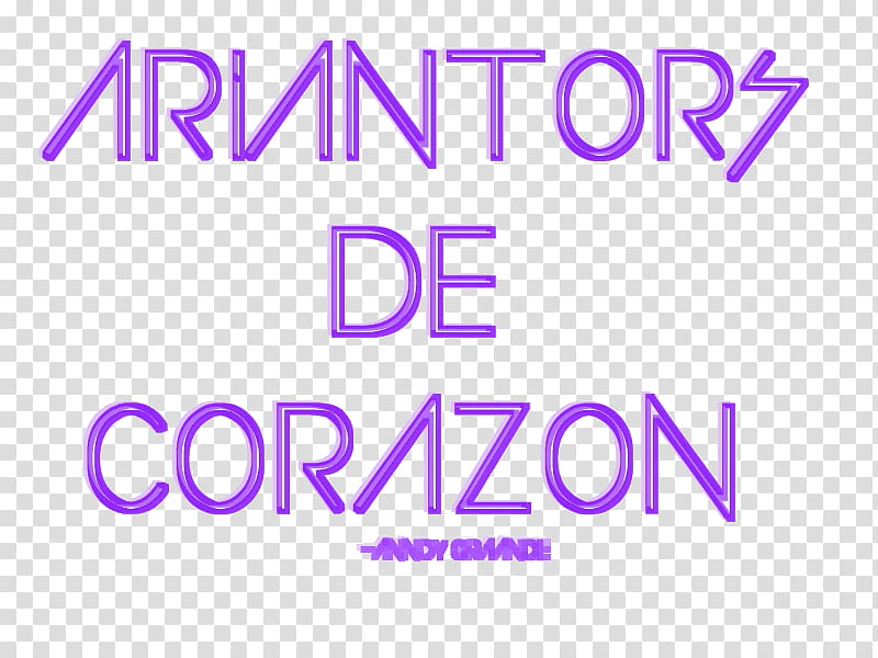 Arianators de Corazon transparent background PNG clipart