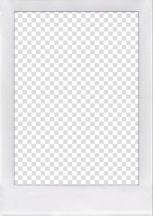 MARCOS POLAROID , rectangular white frame transparent background PNG clipart