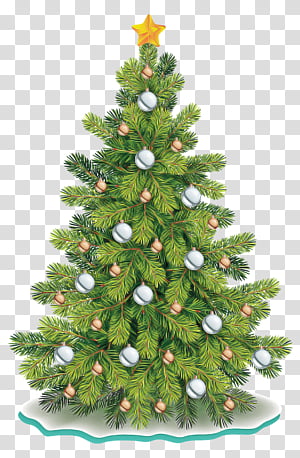 Christmas tree, Christmas Decoration, Balsam Fir, Colorado Spruce, White Pine, Yellow Fir, Oregon Pine, Shortleaf Black Spruce transparent background PNG clipart thumbnail
