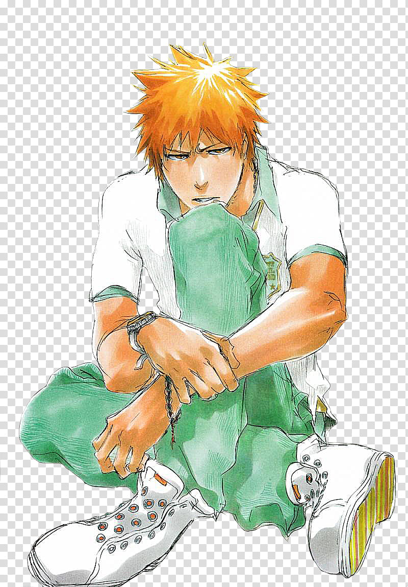 Ichigo render transparent background PNG clipart