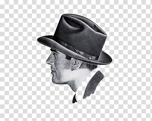 man wearing black hat illustration transparent background PNG clipart