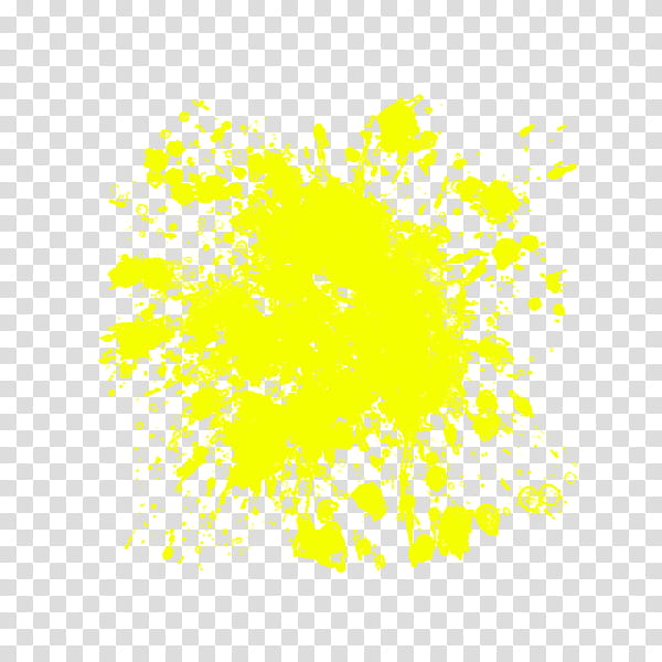 Manchas, yellow splat transparent background PNG clipart