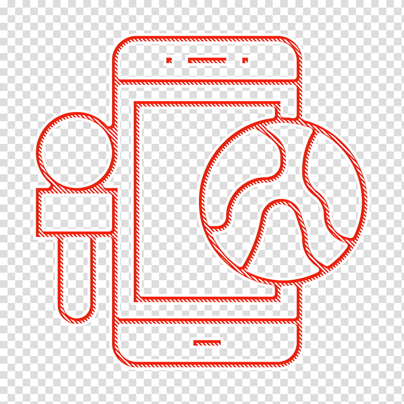 broadcast icon live icon mic icon, Online Icon, Smartphone Icon, Text, Circle transparent background PNG clipart