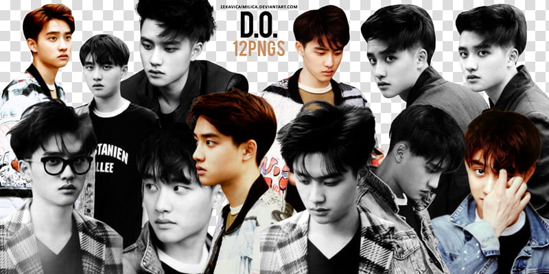 EXO D O Die Jungs, D.O  S poster transparent background PNG clipart