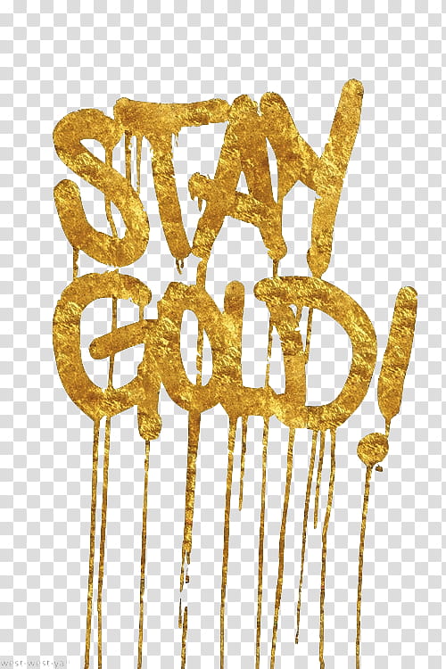 D R I P P Y Resources The Shit Legit, gold Stay Gold text transparent background PNG clipart