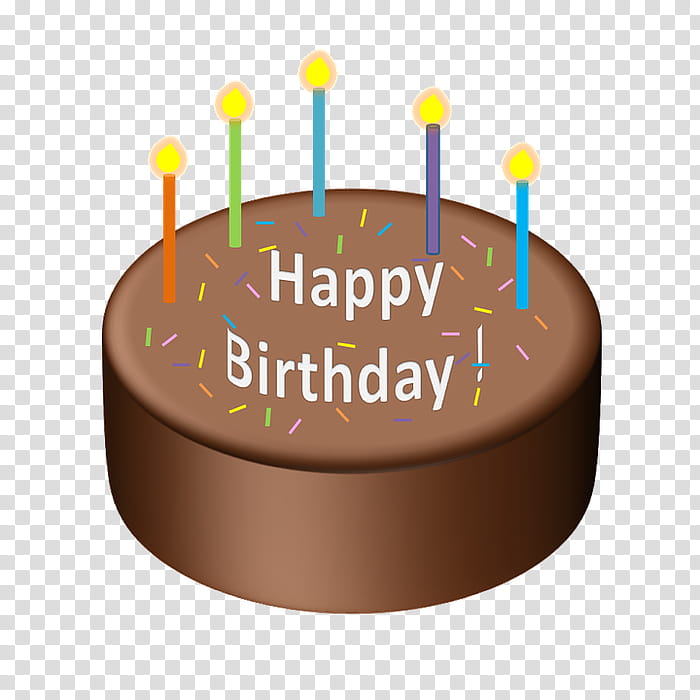 Cartoon Birthday Cake, Chocolate Cake, Torte, Birthday
, Sachertorte, Buttercream, Kue, Candle transparent background PNG clipart