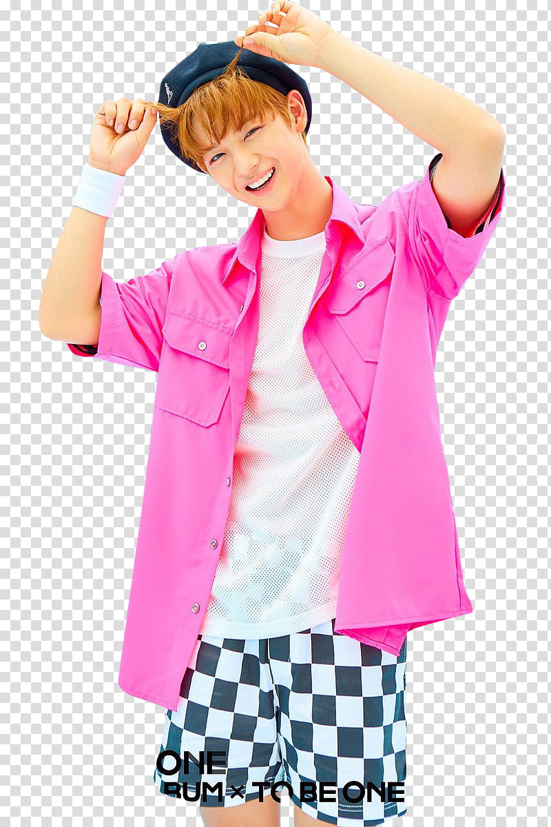 WANNA ONE, man standing transparent background PNG clipart
