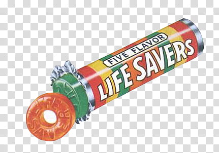 five flavor Life Savers candy pack transparent background PNG clipart