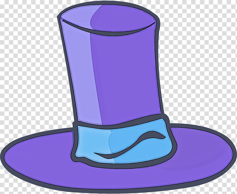 purple violet cylinder costume accessory headgear, Costume Hat transparent background PNG clipart